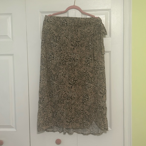Maurices Faux Wrap Midi Skirt - Picture 1 of 6